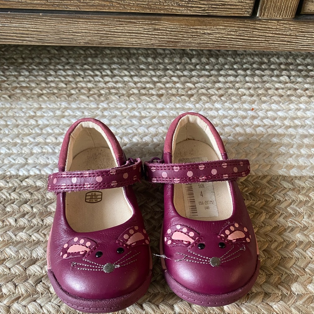 Clarks Kids Shoes in Purple and Pink